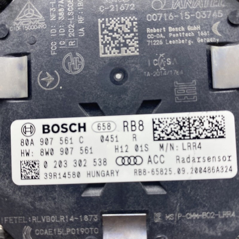 8W0907561 AUDI Q5 CRUISE CONTROL DISTANCE SENSOR RADAR 8W0907561 2020 2021 OEM