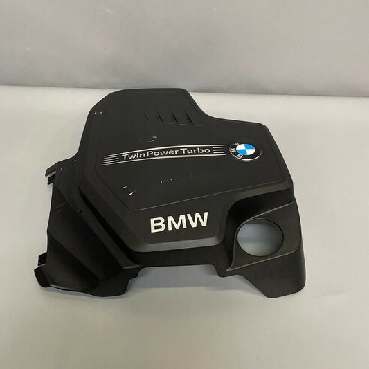 11127636791-02 BMW 328 TWIN TURBO ENGINE COVER 2013 2014 2015 2016 OEM 11127636791-02