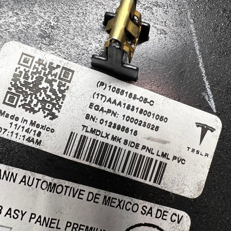 1055163-05-C TESLA MODEL X CENTER CONSOLE TRIM PANEL LEFT DRIVER 2016-2018 2019 2020 OEM