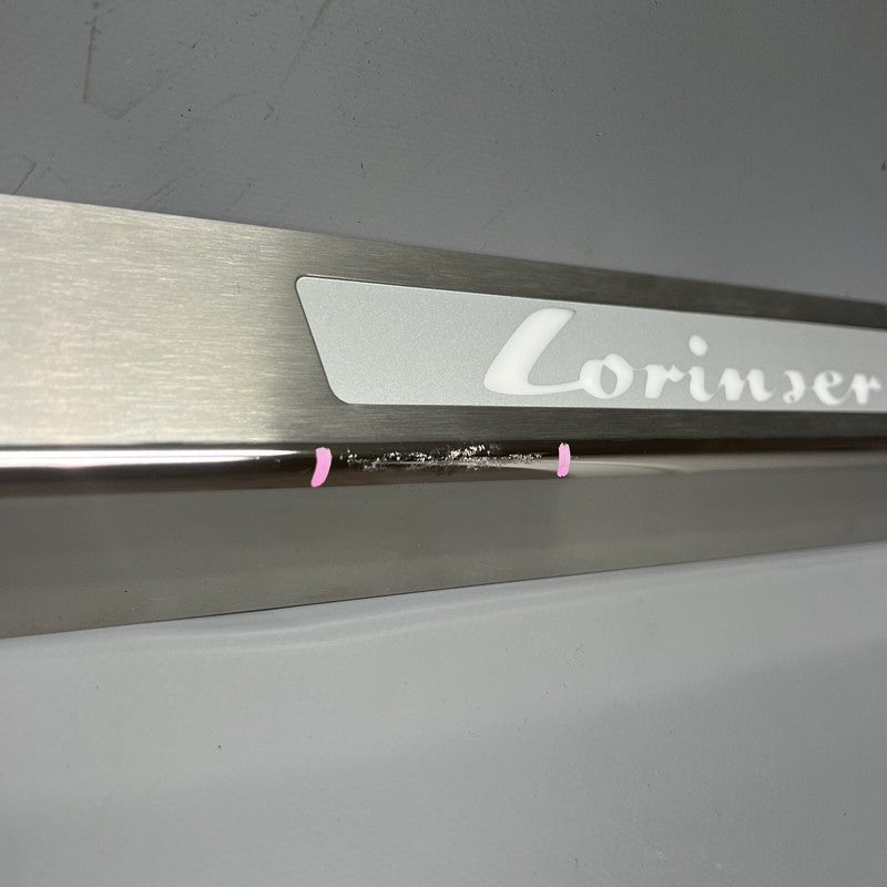 MERCEDES BENZ S-CLASS LORINSER ILLUMINATED DOOR SILL FRONT 2017 OEM 