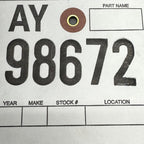 VOLVO XC60 REAR LIFTGATE TRUNK LID CHROME TRIM 2010-2015 2016 2017 OEM