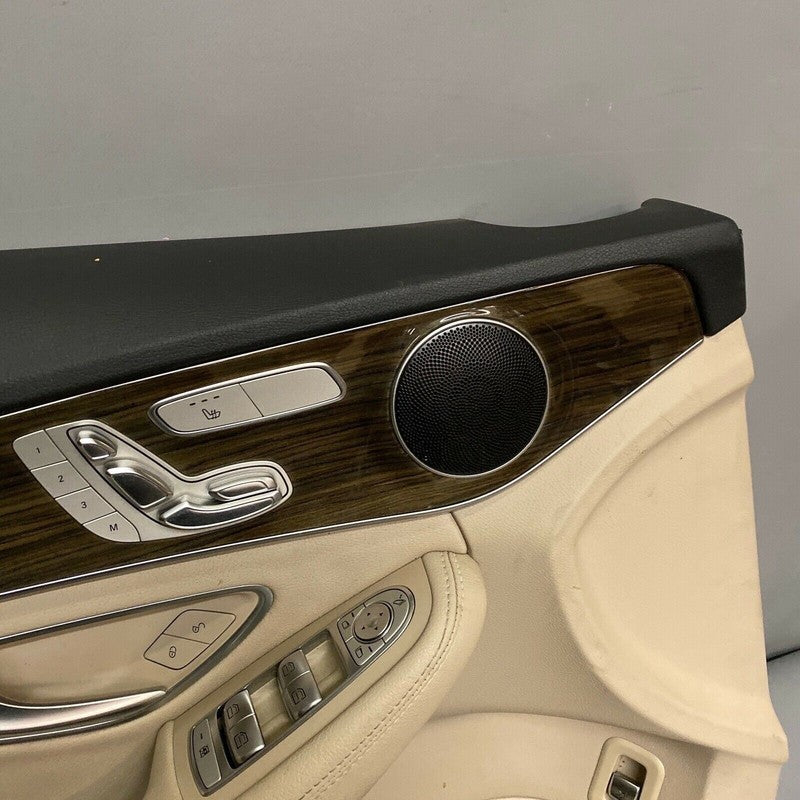 C300 MERCEDES BENZ C300 DOOR PANEL C400 LEFT DRIVER FRONT 2015 2016 2017 TAN OEM