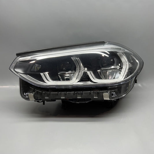 8739657-03 BMW X3 HEADLIGHT LEFT DRIVER X4 ADAPTIVE LED 2018 19 20 2021 OEM 8739657-03