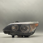 E60 BMW 528 HEADLIGHT LEFT DRIVER SIDE 535 E60 2006 2007 BI-XENON OEM 