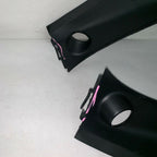 1047321-00-c TESLA MODEL X REAR TRUNK BOOT QUARTER SPACE GUTTER TRIM 2015 2016 2017 2018 OEM