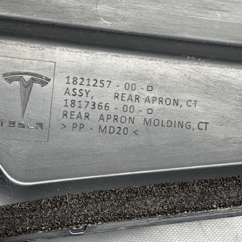 TESLA CYBERTRUCK APRON REAR TRIM 2024 2025 OEM 1821257-00-D