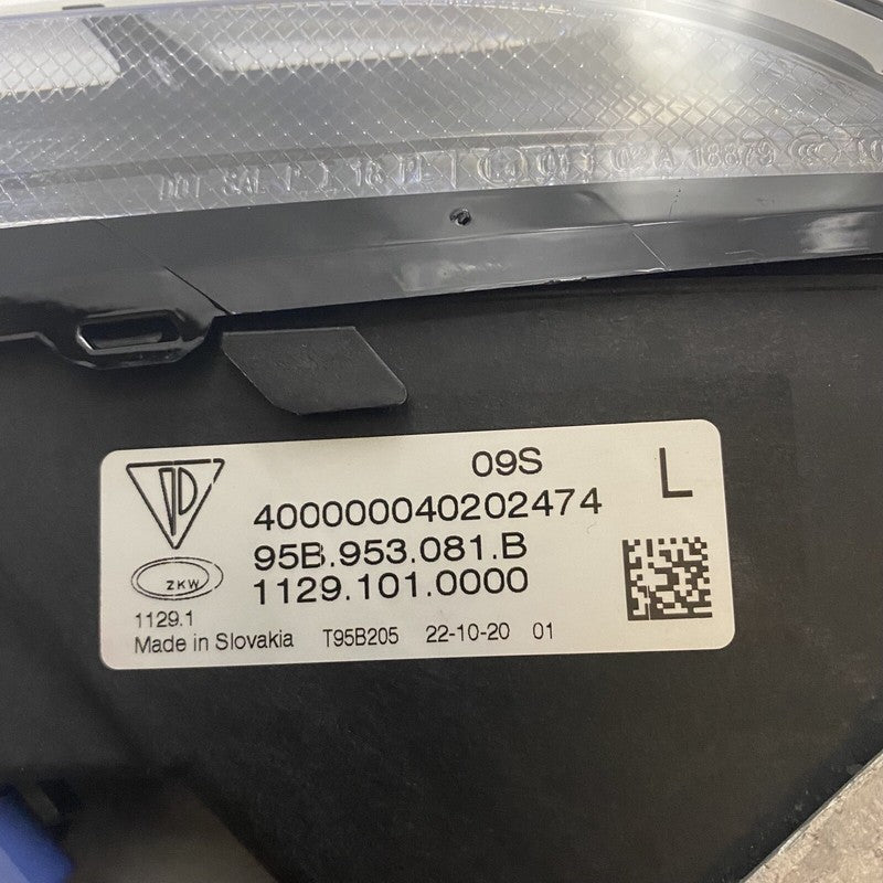 95B953081B PORSCHE MACAN DAYTIME RUNNING LIGHT LEFT DRIVER 95B953081B 2019 2020 LED