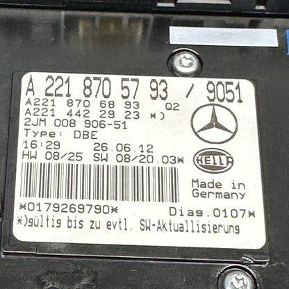 A2218705793 MERCEDES BENZ S550 OVERHEAD DOME LIGHT CL550 2007 2008 2009 2010 OEM A2218705793