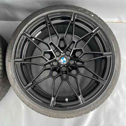 8093839 BMW M3 WHEEL RIM SET 19 & 20 INCH M4 G80 2021 2022 2023 2024 2025 OEM 8093839