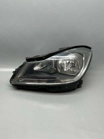 A2048209959 MERCEDES BENZ C250 HEADLIGHT LEFT DRIVER 2012 13 2014 HALOGEN A2048209959