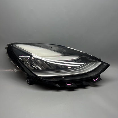 1077372-10-i TESLA MODEL 3 HEADLIGHT RIGHT PASSENGER 2017 2018 2019 2020 LED OEM 1077372-10-i