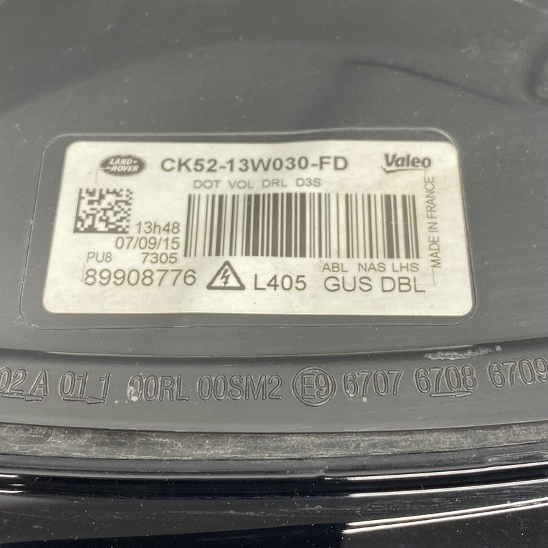 CK52-13W030-FD RANGE ROVER HSE HEADLIGHT LEFT DRIVER XENON 2014 2015 2016 2017 CK52-13W030-FD