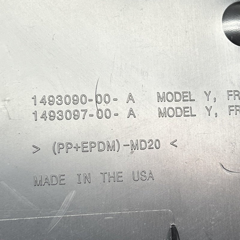 1493090-00-A TESLA MODEL Y LICENSE PLATE BRACKET FRONT 2020 2021 2022 2023 OEM 1493090-00-A