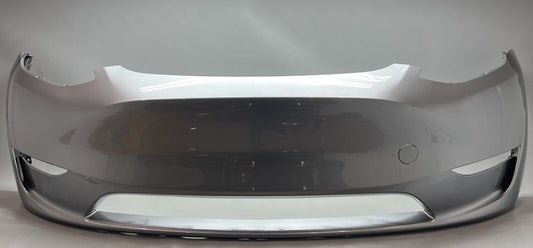 1687994-TX-A TESLA MODEL Y FRONT BUMPER 2023 2024 OEM NON SENSOR TYPE