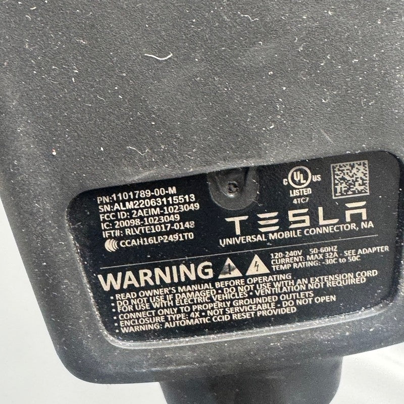 TESLA MODEL 3 S X CHARGING CABLE GEN 2 OEM 1101789-00-M