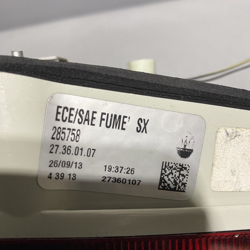 285758 MASERATI GRAN TURISMO TAIL LIGHT INNER LEFT DRIVER LED 2013 2014 2015 2016 2017 