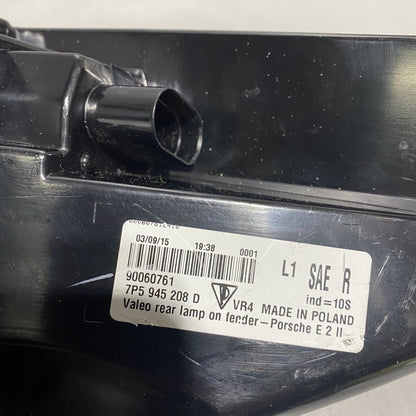 7P5945208D PORSCHE CAYENNE TAIL LIGHT RIGHT SIDE 7P5945208D LED OEM 2015 2016 2017 