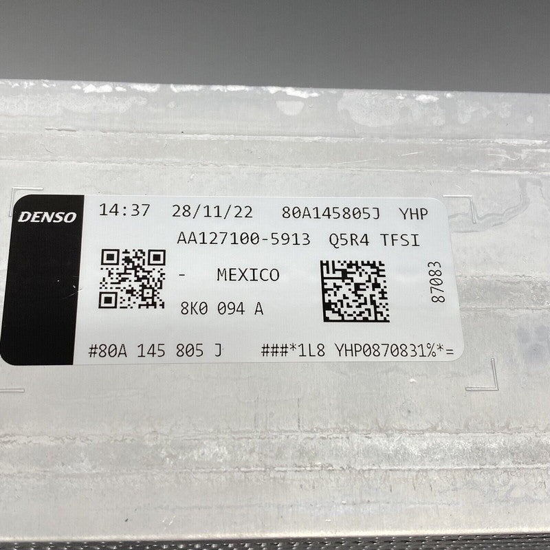 80A-145-805J AUDI Q5 HYBRID INTERCOOLER 2021 2022 2023 OEM 80A145805J