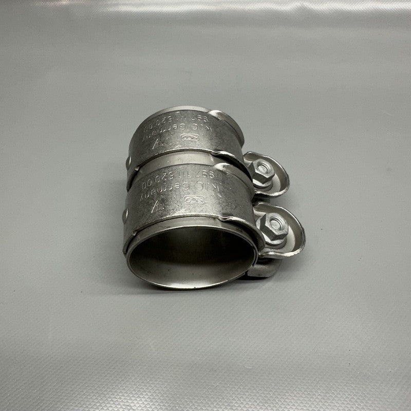 997111520 00 PORSCHE 911 RESONATOR CLAMP 2012 2013 2014 2015 2016 OEM 997111520 00