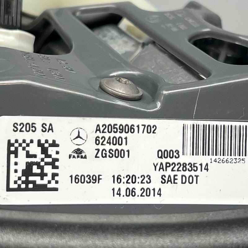 A2059061702 MERCEDES BENZ C300 WAGON TRUNK TAIL LIGHT LEFT DRIVER 2015 2016 2017 2018 OEM