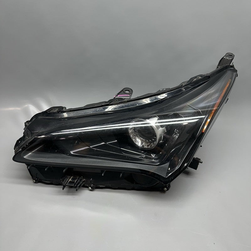 NX200 LEXUS NX200 NX300H HEADLIGHT LEFT DRIVER 2018 2019 2020 2021 HALOGEN OEM 