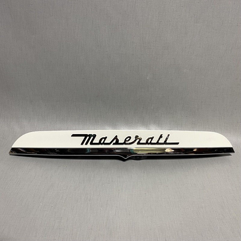 670071824 MASERATI GHIBLI TRUNK CAMERA REAR TRIM HANDLE 670071824 2014 2015 2016 OEM