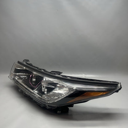 TOYOTA HIGHLANDER HEADLIGHT LEFT DRIVER 2017 2018 2019 HALOGEN