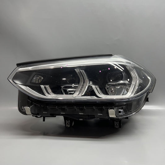 8739657-04 BMW X3 HEADLIGHT LEFT DRIVER X4 2018 2019 2020 2021 ADAPTIVE LED OEM 8739657-04