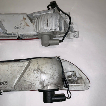 63217165815 BMW 645 LEFT AND RIGHT REVERSE LAMP FOG LIGHT REFLECTOR 2004 2005 2006 2007 OEM