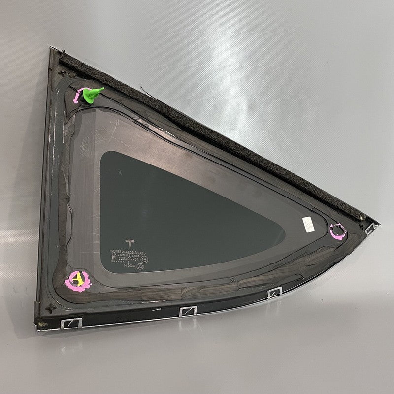 1044906-00-I TESLA MODEL X QUARTER GLASS LEFT REAR 1034906-80-F 2016 2017 2018 2019 2020 OEM