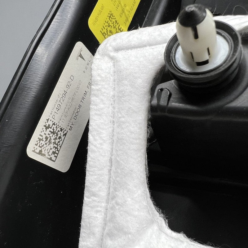 1497294-92-D TESLA MODEL Y DOOR PANEL LEFT FRONT 2020 2021 2022 2023 OEM 1497294-92-D