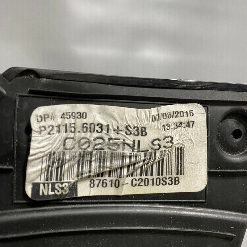 HYUNDAI SONATA MIRROR LEFT DRIVER SIDE 2015 2016 2017 BLACK OEM