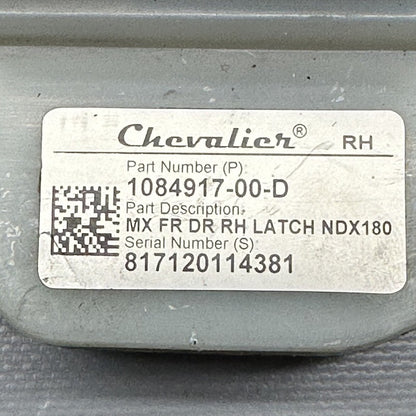 1084917-00-D TESLA MODEL X DOOR LATCH RIGHT FRONT 2016 2017 2018 2019 2020 OEM 1084917-00-D