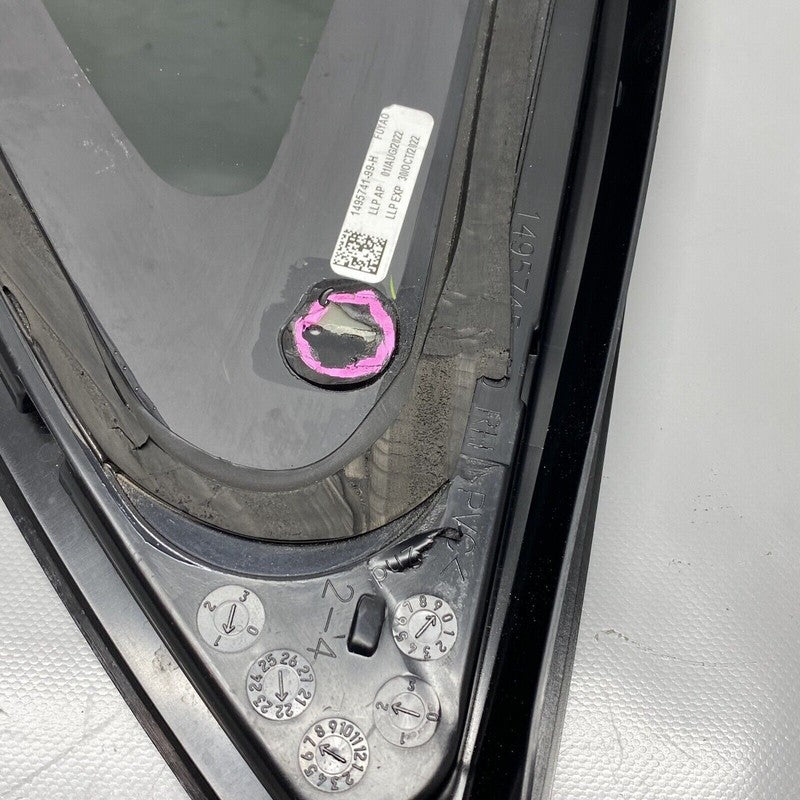 1495741-99-H TESLA MODEL Y QUARTER GLASS RIGHT REAR 2020 2021 2022 2023 OEM 1495741-99-H