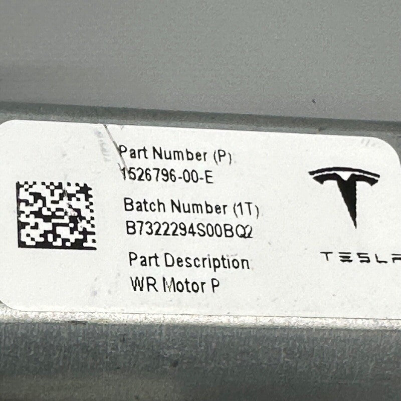 1526796-00-E TESLA MODEL Y REGULATOR MOTOR LEFT FRONT 2020 2021 2022 2023 OEM 1526796-00-E
