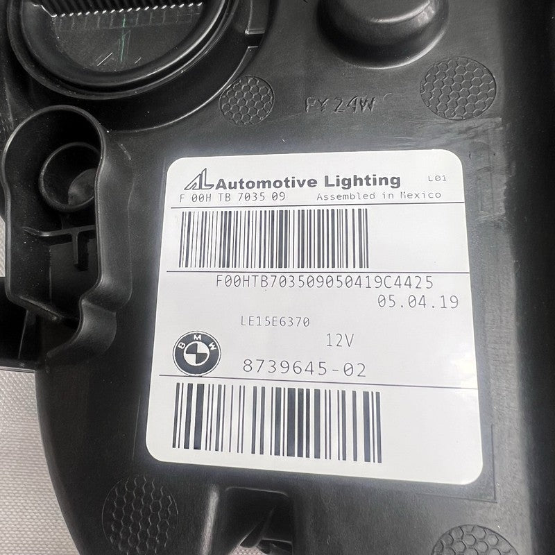 8739645 BMW X3 HEADLIGHT LEFT DRIVER LED 2018 2019 2020 2021 8739645