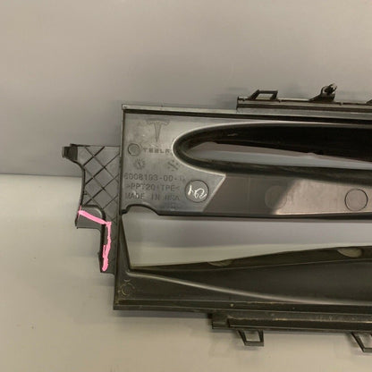 6008193-00-D TESLA MODEL S LOWER AIR DUCT FRONT BUMPER 2012 2013 2014 2015 OEM 6008193-00-D