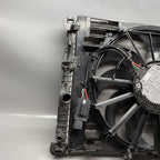 17118743663 BMW 740 RADIATOR FAN ASSEMBLY 17118743663 2016 2017 2018 2019 600 WATT OEM