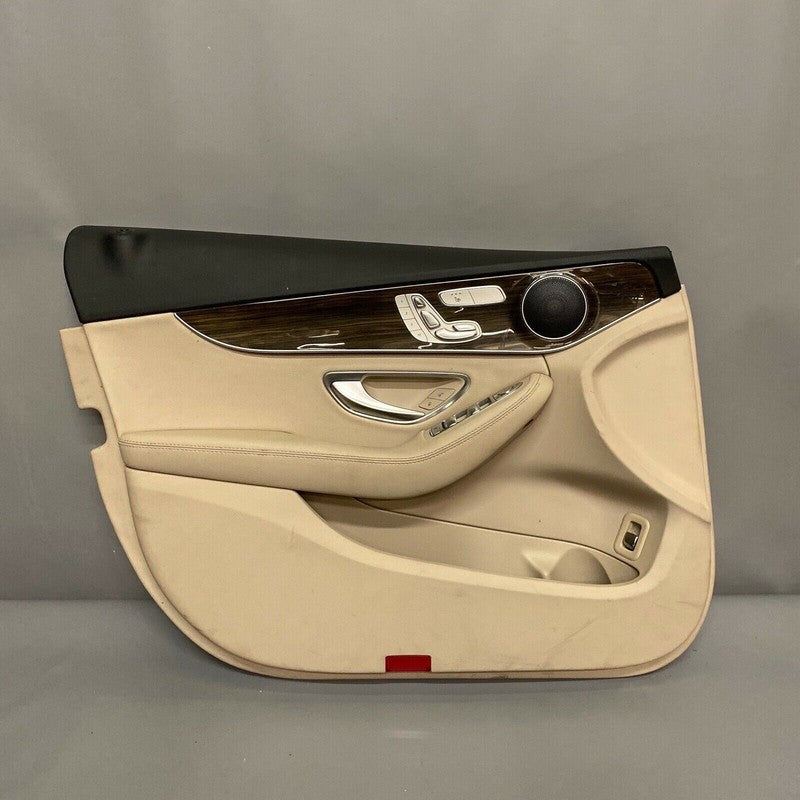C300 MERCEDES BENZ C300 DOOR PANEL C400 LEFT DRIVER FRONT 2015 2016 2017 TAN OEM