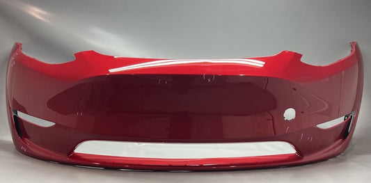 1540103-17-F TESLA MODEL Y FRONT BUMPER 2023 2024 NON SENSOR OEM 1540103-17-F