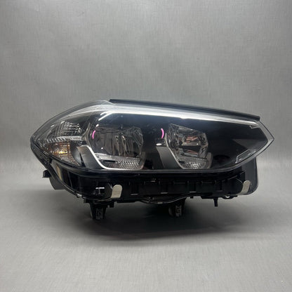 8739646 BMW X3 HEADLIGHT RIGHT PASSENGER X4 REFLECTOR LED 2018 2019 2020 2021 for parts