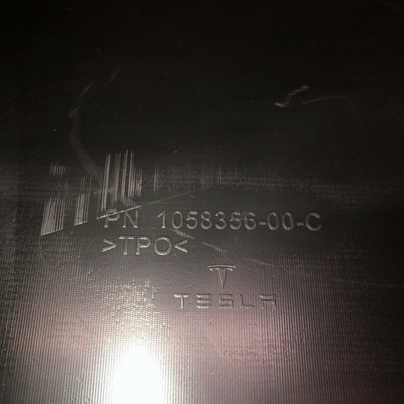 1058356-00-C TESLA MODEL X SPLASH SHIELD COVER REAR UNDER 1058356-00-C 2016 2017 2018 OEM