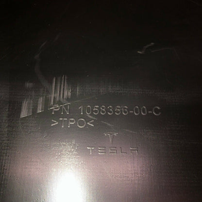 1058356-00-C TESLA MODEL X SPLASH SHIELD COVER REAR UNDER 1058356-00-C 2016 2017 2018 OEM