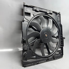 BMW X5 X6 RADIATOR COOLING FAN 2014 2015 2016 2017 2018 OEM 7634608