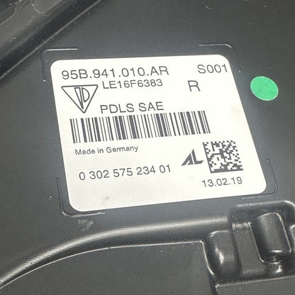 95B941010AR PORSCHE MACAN HEADLIGHT RIGHT PASSENGER FULL LED 2019 2020 2021 OEM 95B941010AR