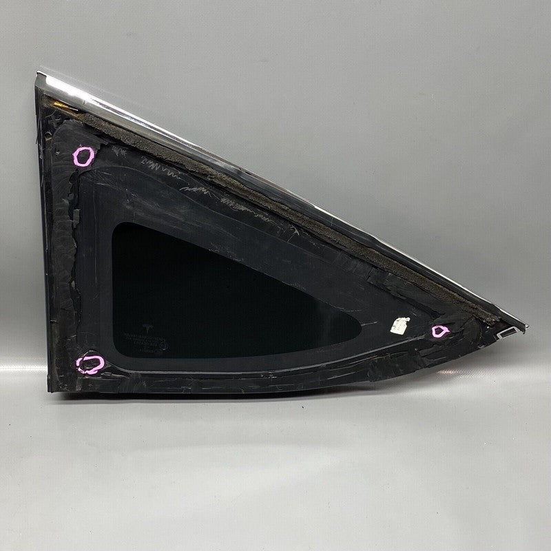 TESLA MODEL X QUARTER GLASS RIGHT REAR 2016 2017 2018 2019 2020 OEM 
