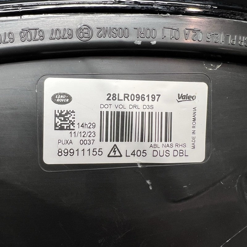 RANGE ROVER HSE HEADLIGHT RIGHT PASSENGER 2013 2014 2015 2016 2017 XENON