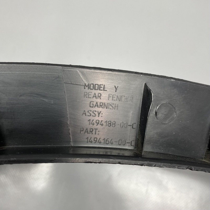 1494188-00-C TESLA MODEL Y WHEEL FLARE RIGHT REAR 1494188-00-C 2020 2021 2022 2023 OEM