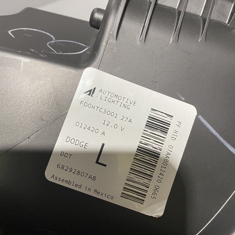 68292807AB DODGE DART HEADLIGHT LEFT DRIVER SIDE 68292807AB 2013 2014 2015 2016 XENON OEM 