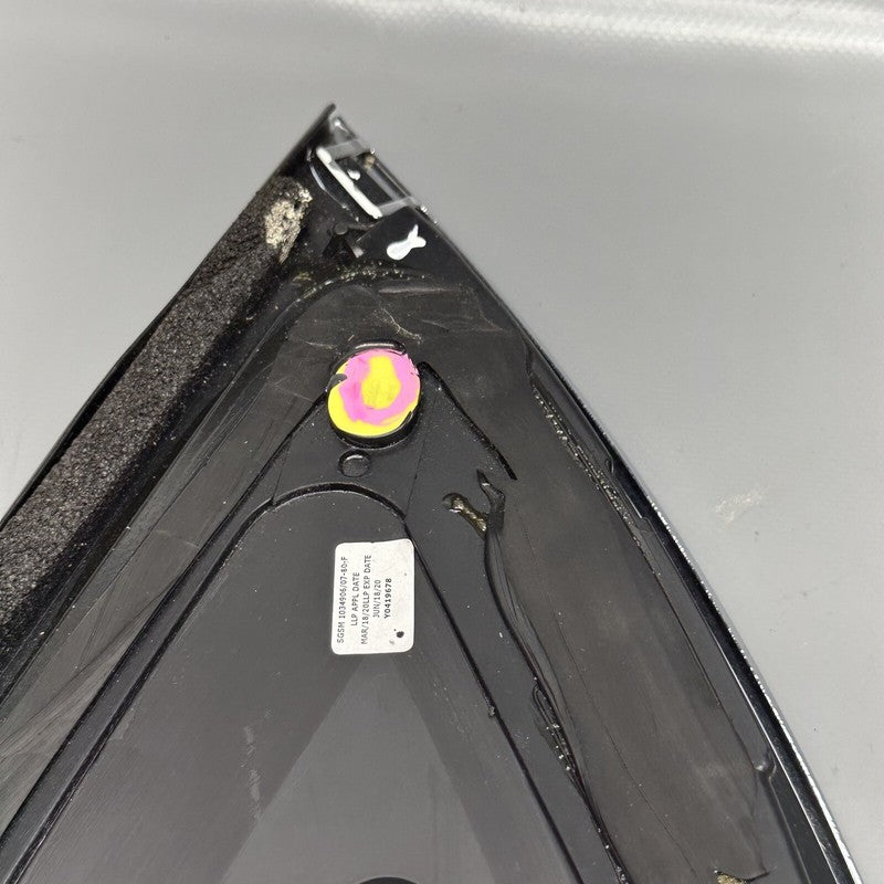 1034906-80-F TESLA MODEL X QUARTER GLASS RIGHT REAR 2016 17 18 19 2020 OEM 1034906-80-F